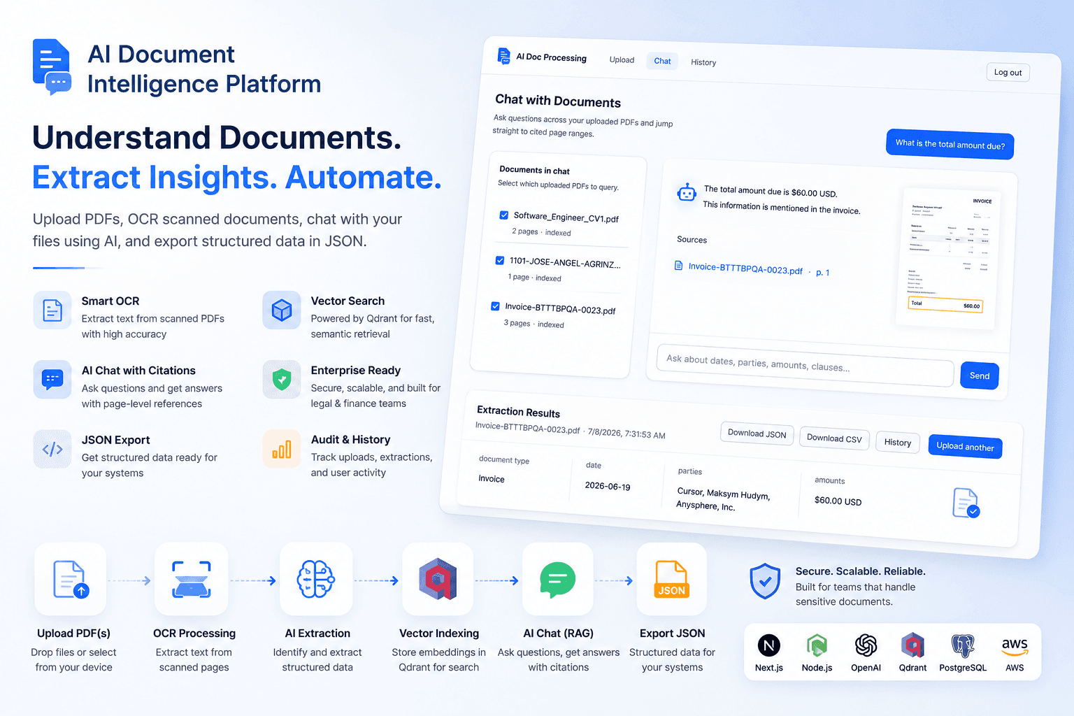 AI Document Intelligence Platform preview